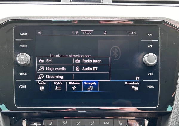Volkswagen Passat cena 95900 przebieg: 77833, rok produkcji 2019 z Bogatynia małe 781